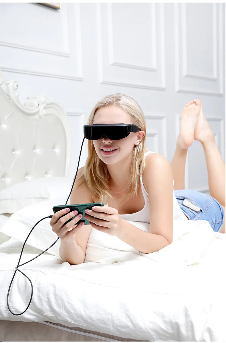 Factory hot sell Mobile cinema 3D Movies E633 smart Glasses VR Virtual Reality video glasses