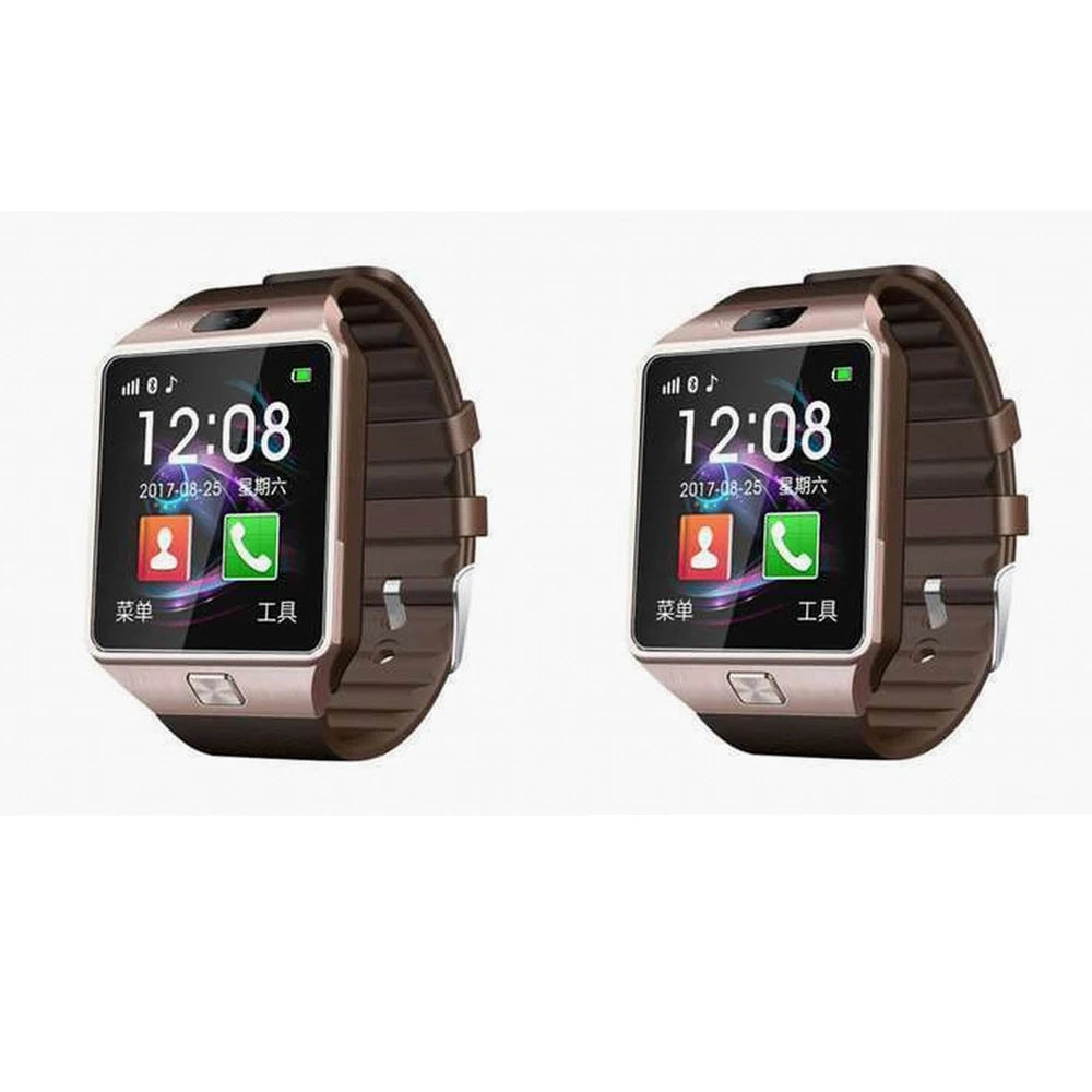 DZ09 Men Women Full Touch Scree Smart Watch Sport Waterproof With Sim Card
