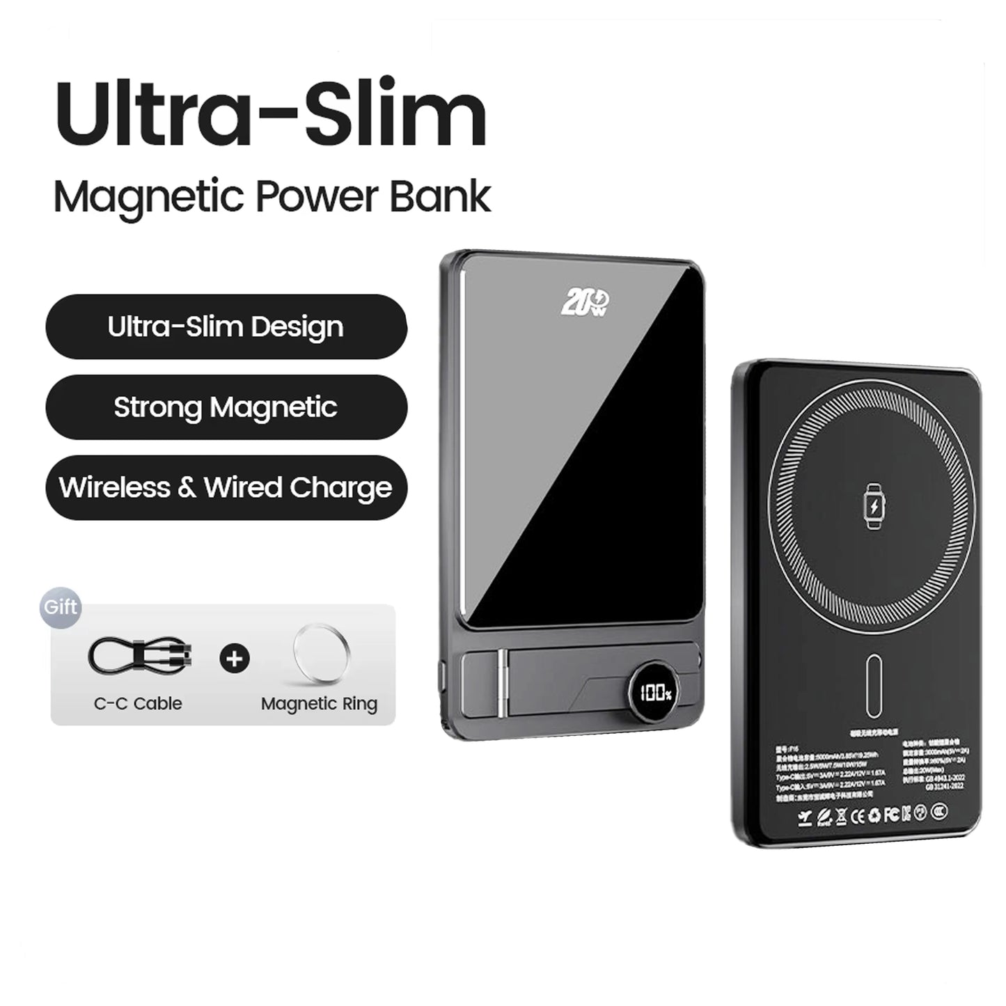 The best selling Ultra Slim Power Bank for MagSafe