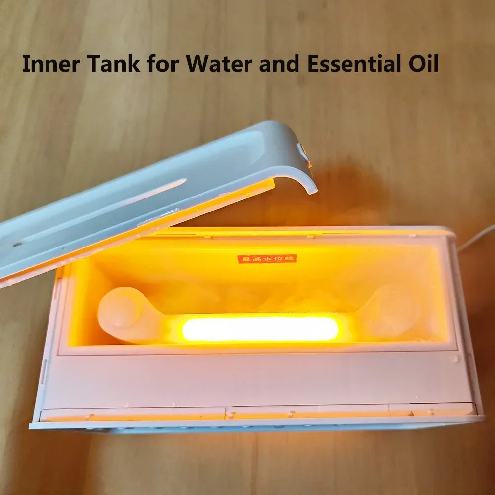 White Noise Bluetooth Speaker Sleep Aid Night Light Humidifier All-in-one Machine 8 Group Nature Sound Stereo Soundbox