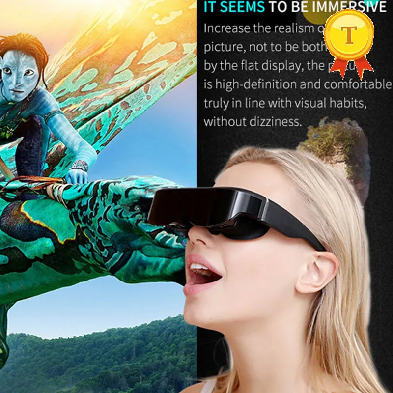 Factory hot sell Mobile cinema 3D Movies E633 smart Glasses VR Virtual Reality video glasses