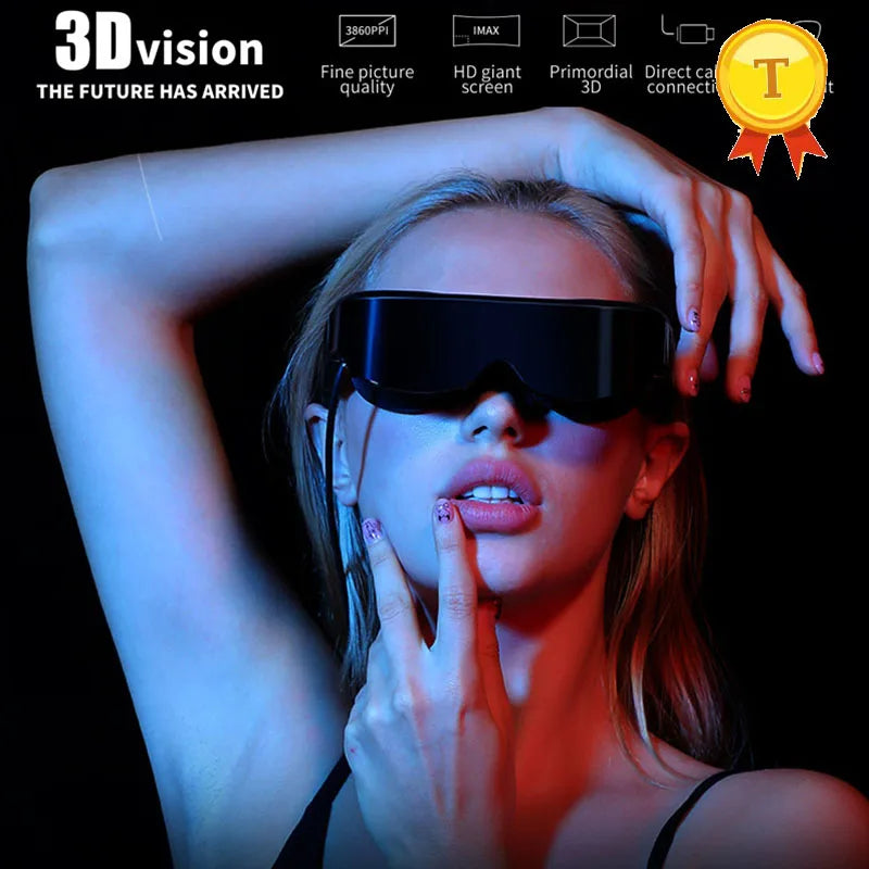 Factory hot sell Mobile cinema 3D Movies E633 smart Glasses VR Virtual Reality video glasses