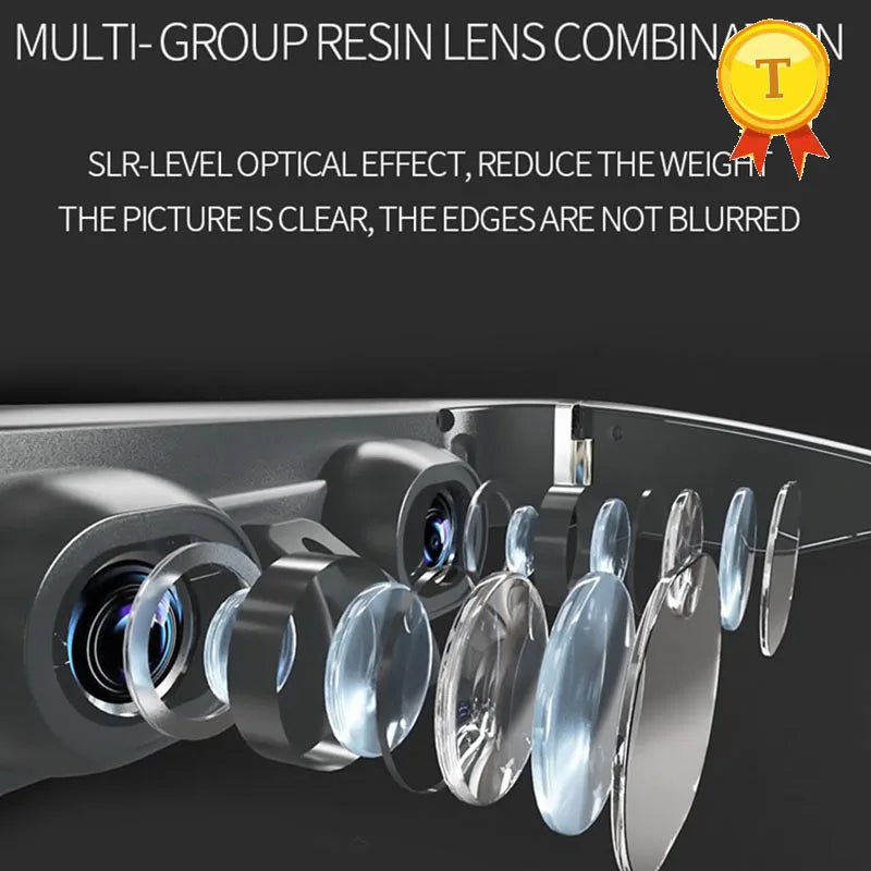 Factory hot sell Mobile cinema 3D Movies E633 smart Glasses VR Virtual Reality video glasses