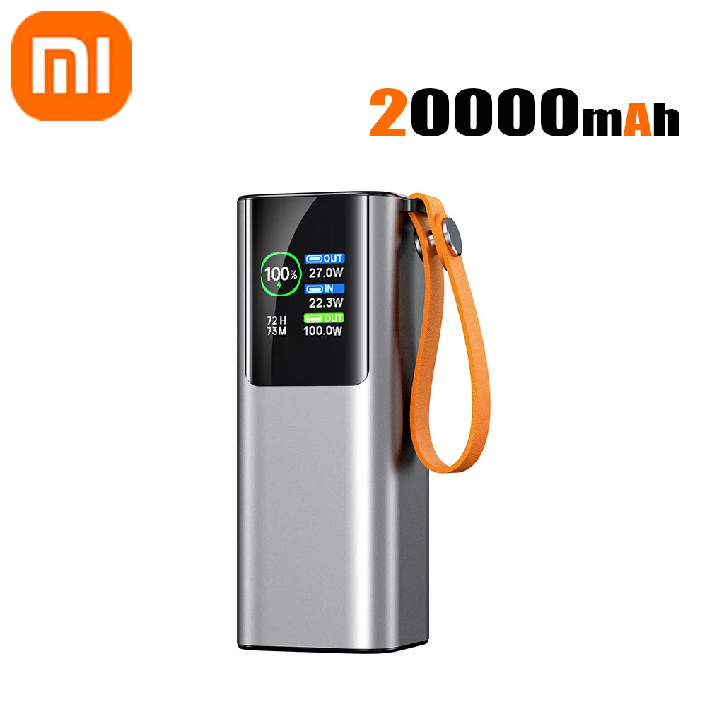 100W 80000mAh Power Bank Portable PD External Battery LED Power Bank for laptops Fast Charge Power Station