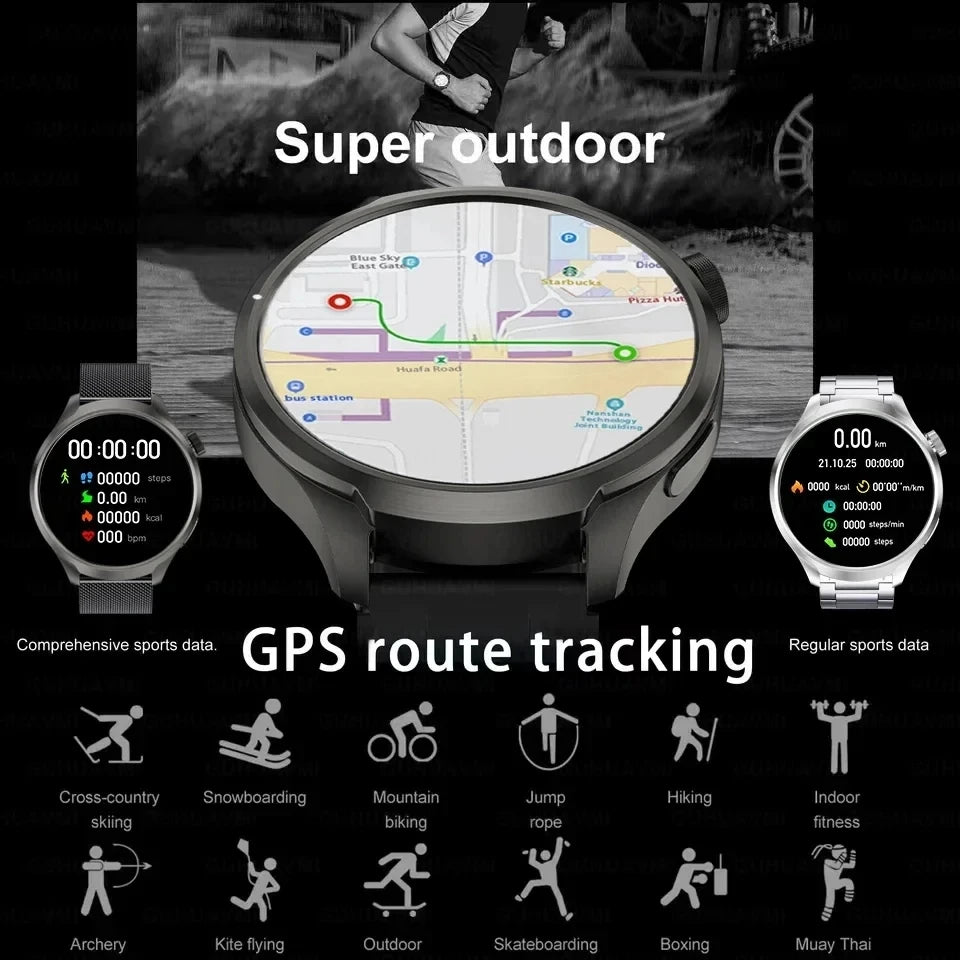 2025 New GPS Sports NFC Fashion Smartwatch