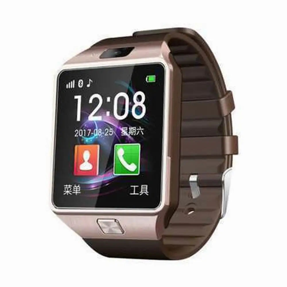 DZ09 Men Women Full Touch Scree Smart Watch  Sport Waterproof  With Sim Card