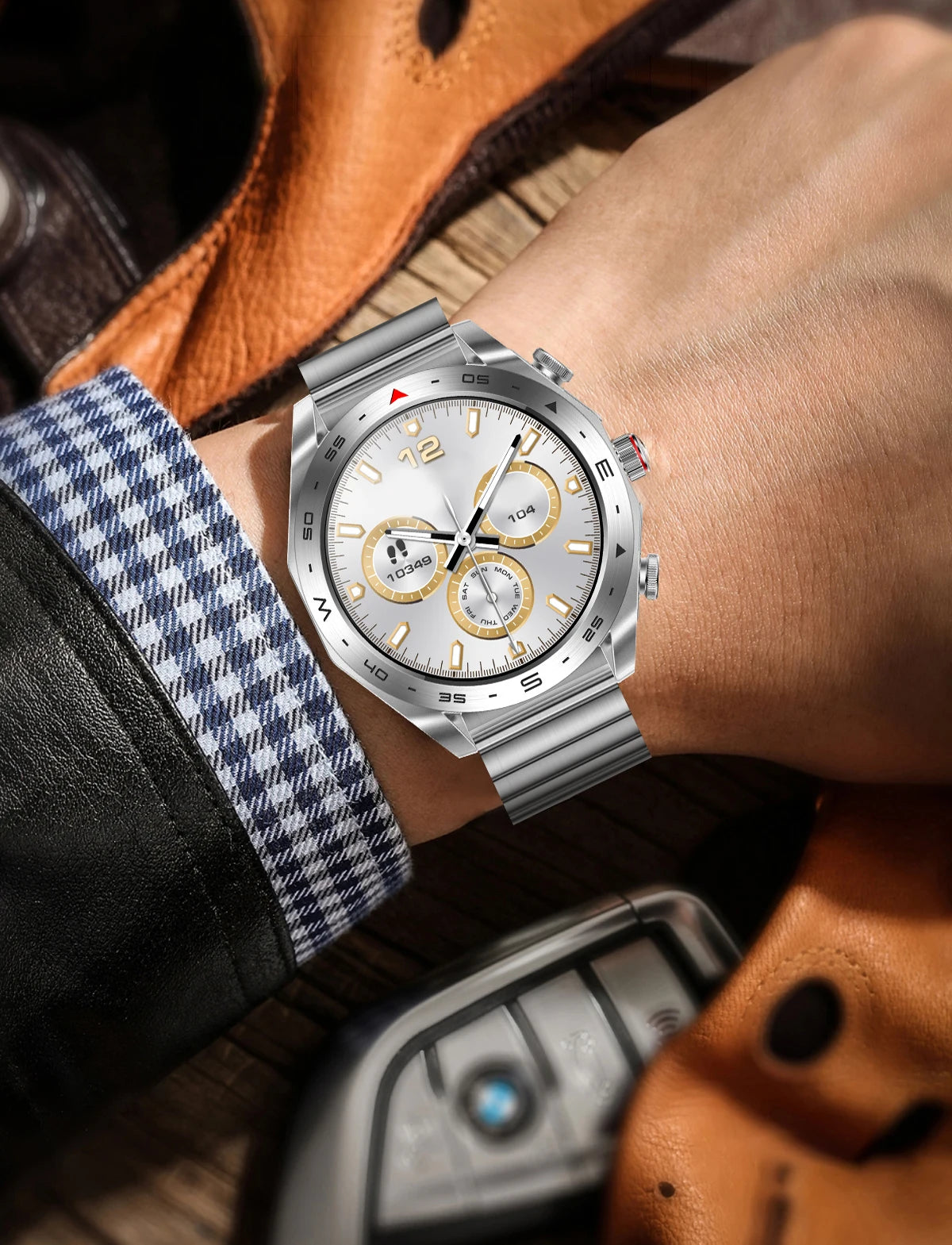 2025 New Smart Watch future design with wireless headset