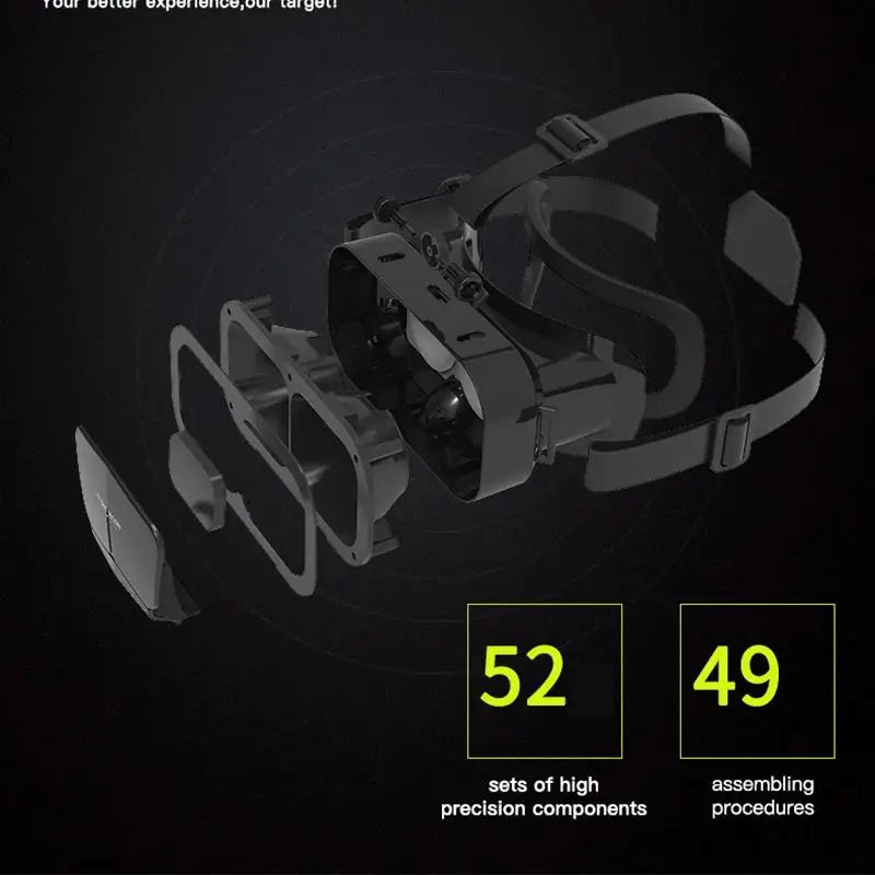 Xiaomi G10 3D Virtual Reality Glasses Device Helmet Lenses Headset With Controllers Game