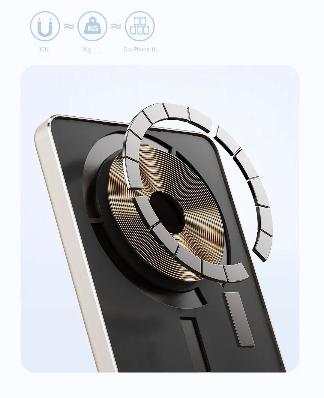 XIAOMI Ultra Slim Magnetic Power Bank 5000mAh