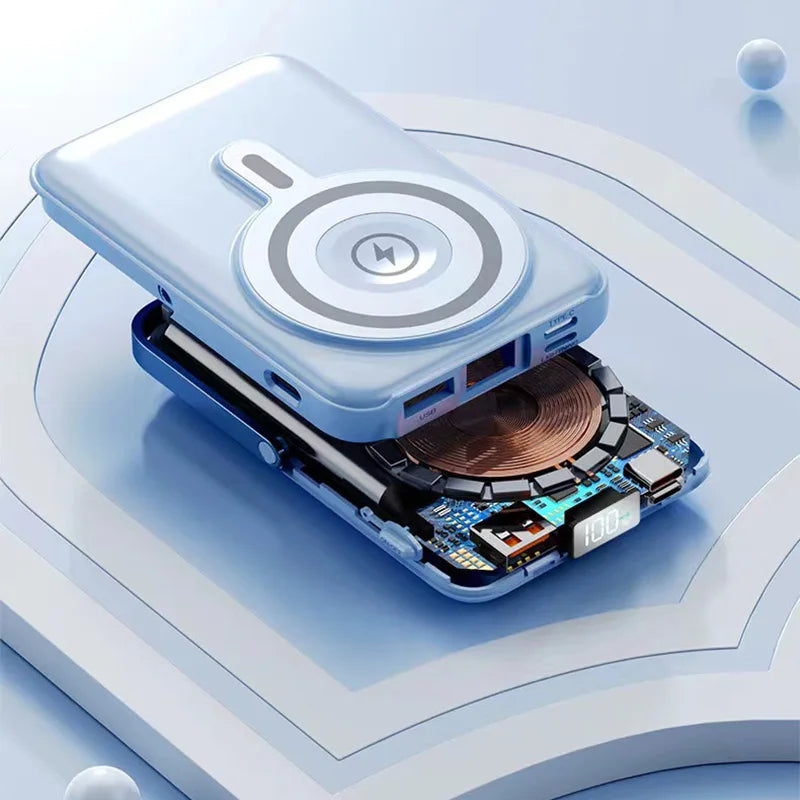 Wireless magnetic power bank 22.5W super fast charging 10000mAh