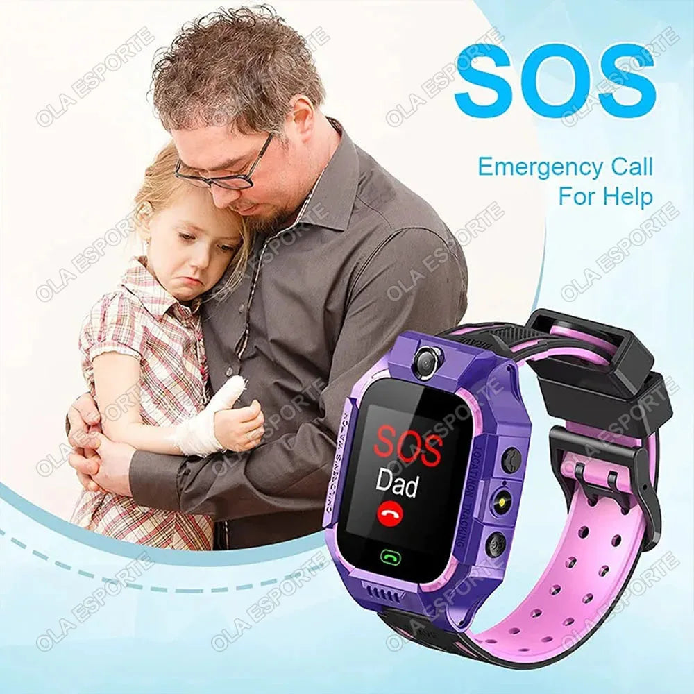 Kids smart watch with sim card and GPS to track your son