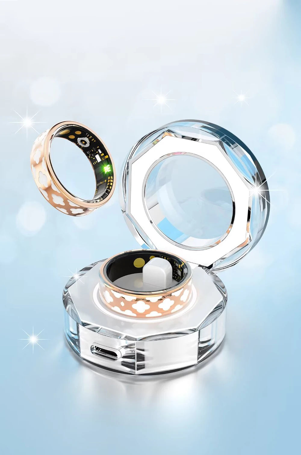 Enamel Color Craftsmanship Smart Ring