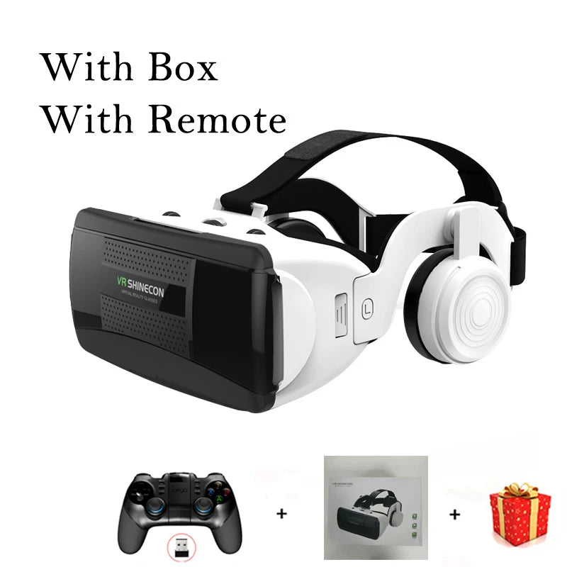Shinecon Helmet 3D VR Glasses Of Virtual Reality Headset for all types of phones
