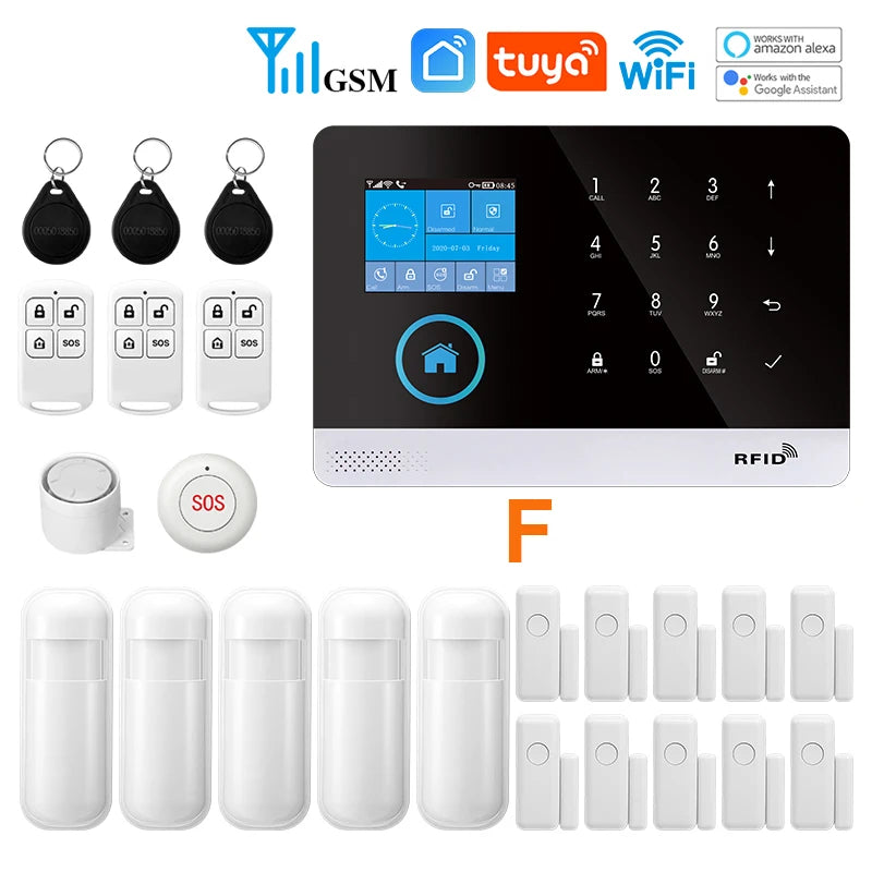 Smart security alarm system to protect your home