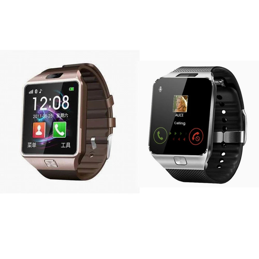 DZ09 Men Women Full Touch Scree Smart Watch  Sport Waterproof  With Sim Card