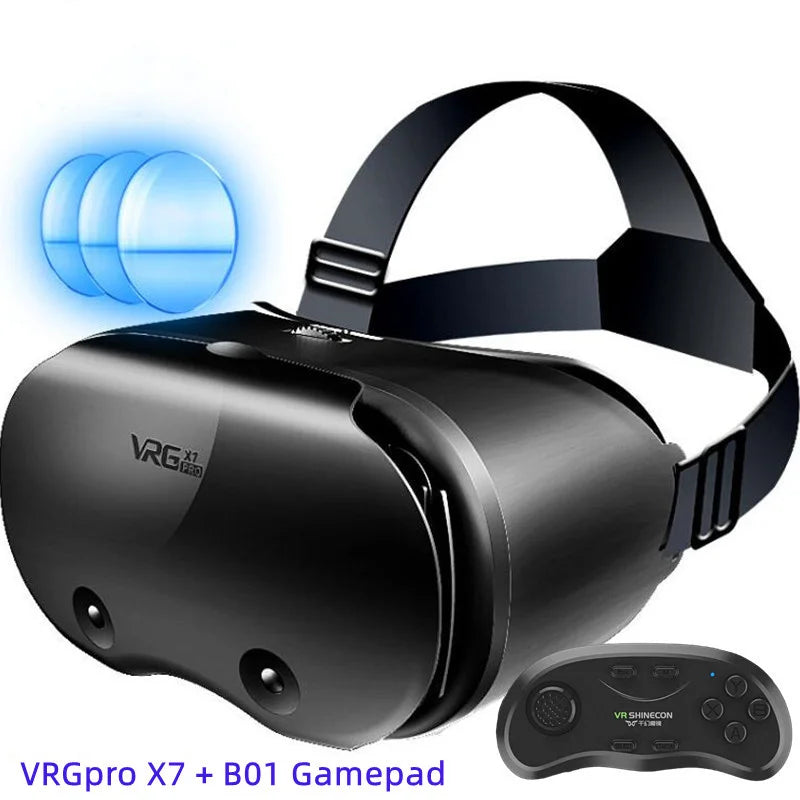 Original VRGpro X7 VR Virtual Reality 3D Glasses Box VR Google Cardboard Helmet