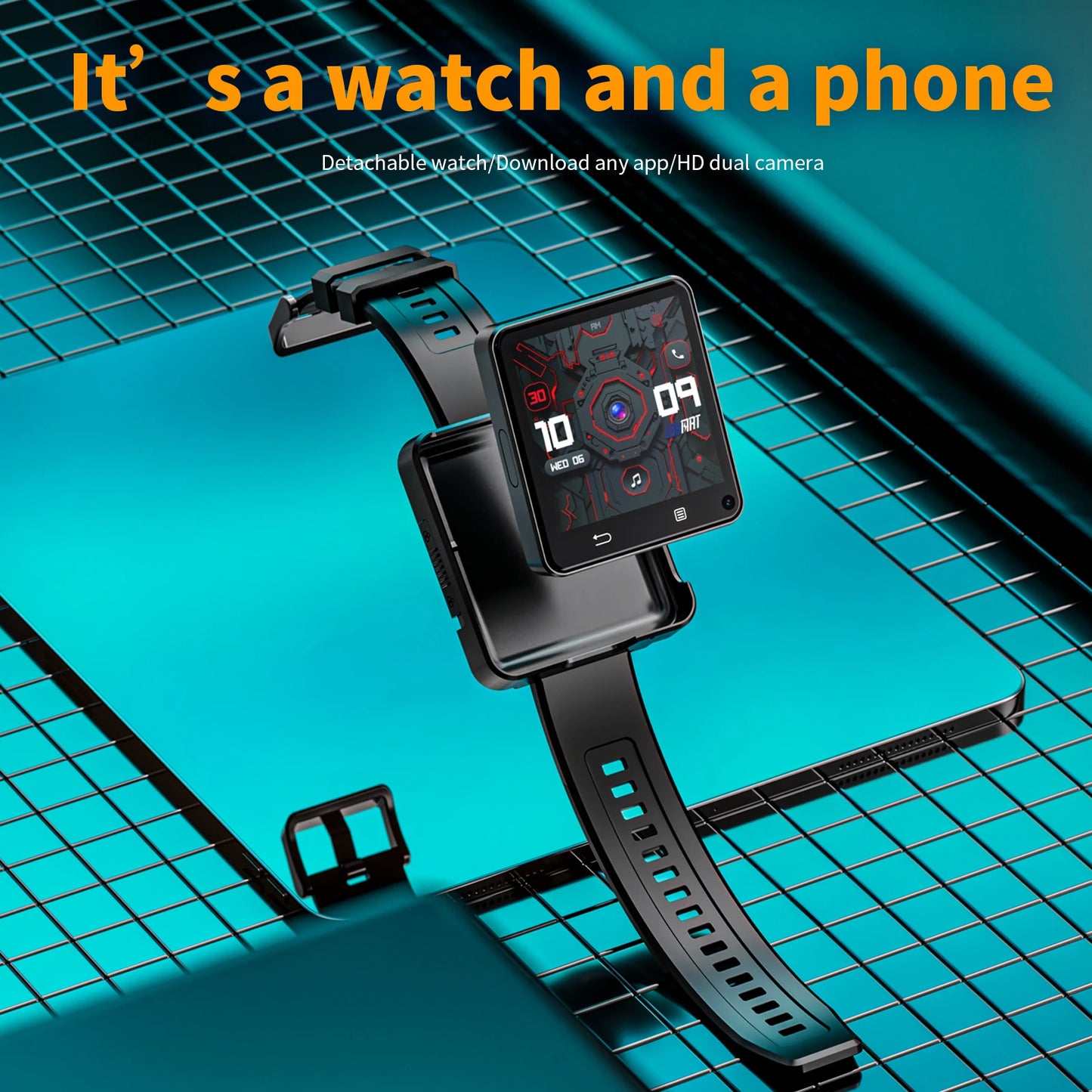 "LOKMAT APPLLP 2 MAX – The Ultimate Mini Phone on Your Wrist."