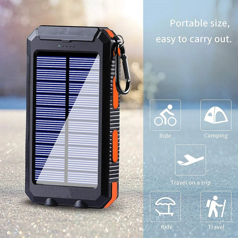 Solar Power Bank 80000mAh excellent for camping