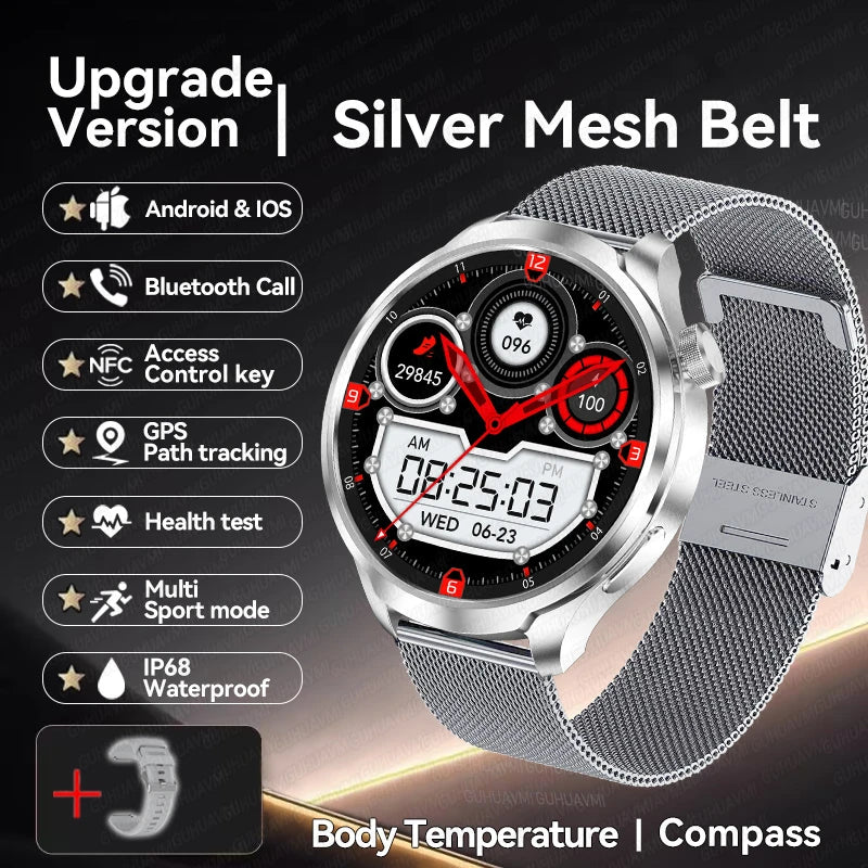 2025 New GPS Sports NFC Fashion Smartwatch