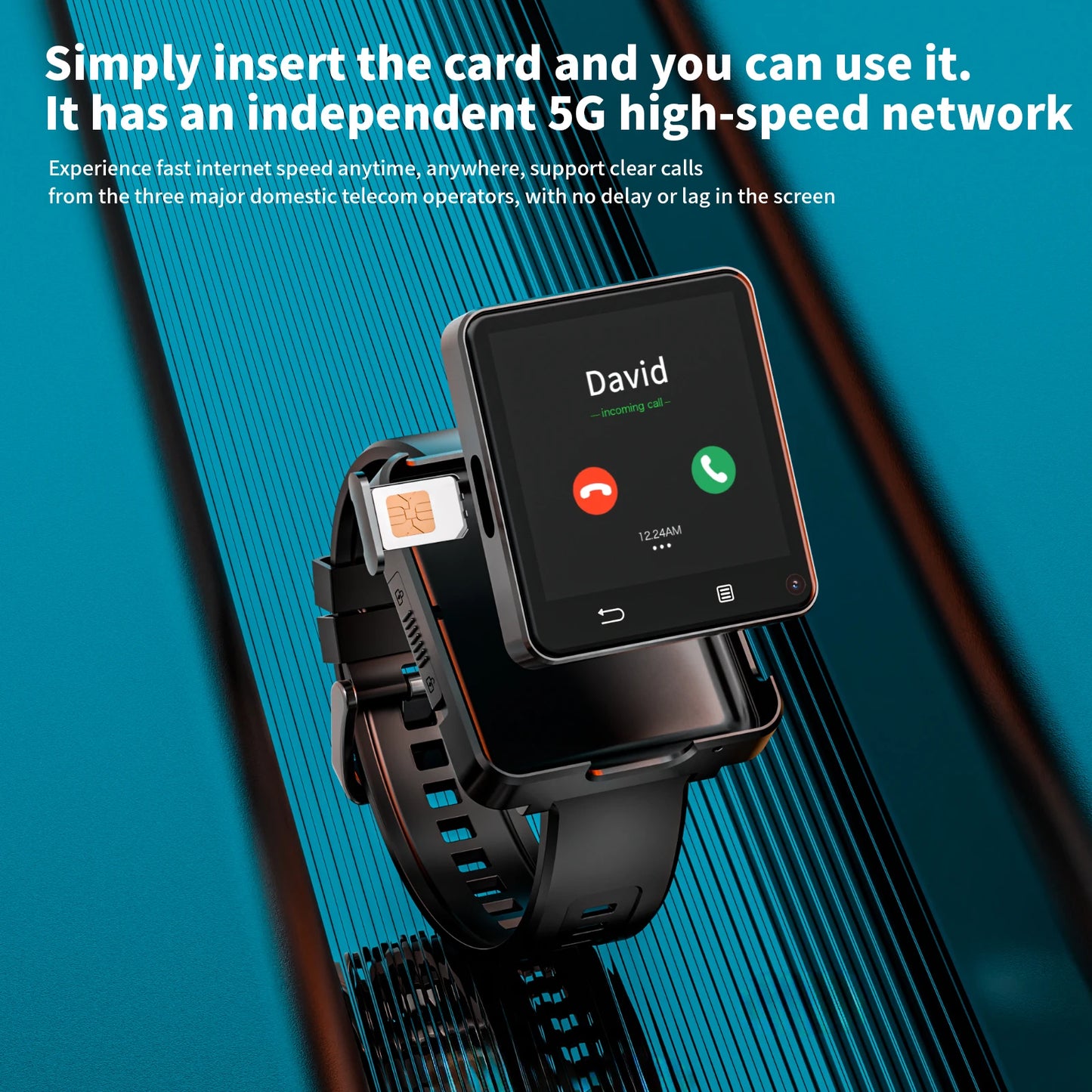 "LOKMAT APPLLP 2 MAX – The Ultimate Mini Phone on Your Wrist."