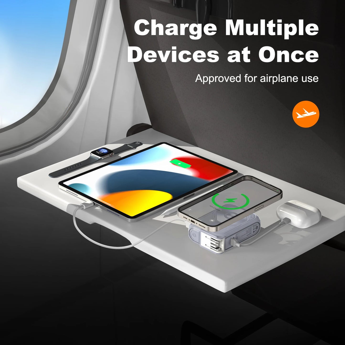 very fast power bank with magnetic charging