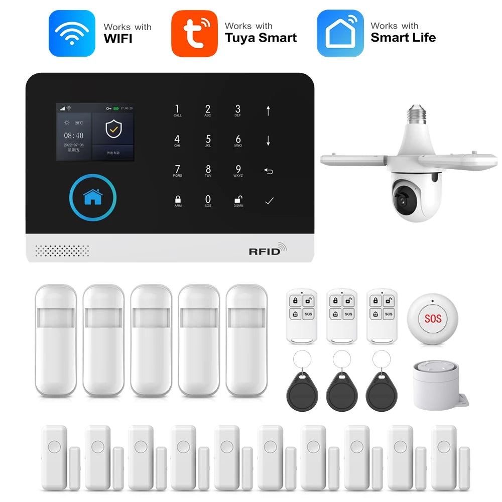 Smart security alarm system to protect your home