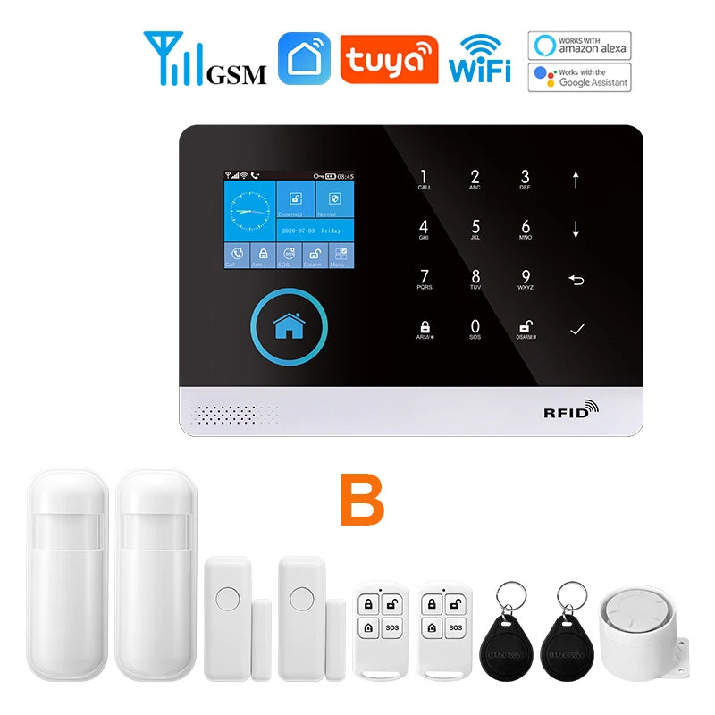 Smart security alarm system to protect your home