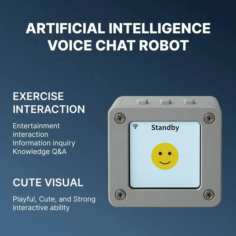 DeepSeek XiaoZhi Mini AI Robot | Smart Voice Chat, Emotional Companion & Interactive Learning,Portable Tech Gift