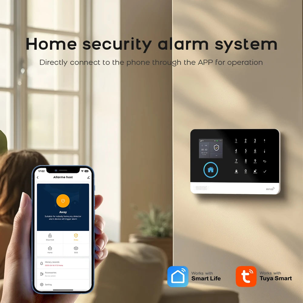 Smart security alarm system to protect your home