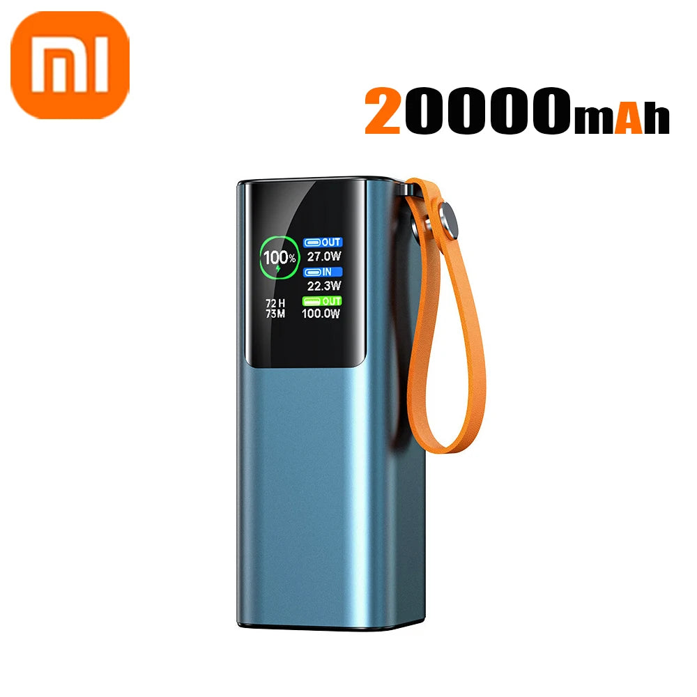 100W 80000mAh Power Bank Portable PD External Battery LED Power Bank for laptops Fast Charge Power Station