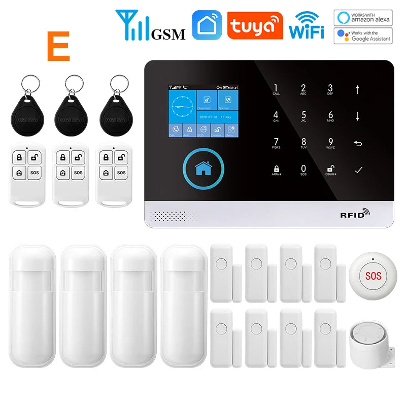 Smart security alarm system to protect your home