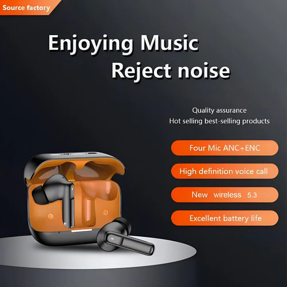 Hot-Selling Wireless Bluetooth Headphones Active Noise-Cancelling Wireless Earbuds