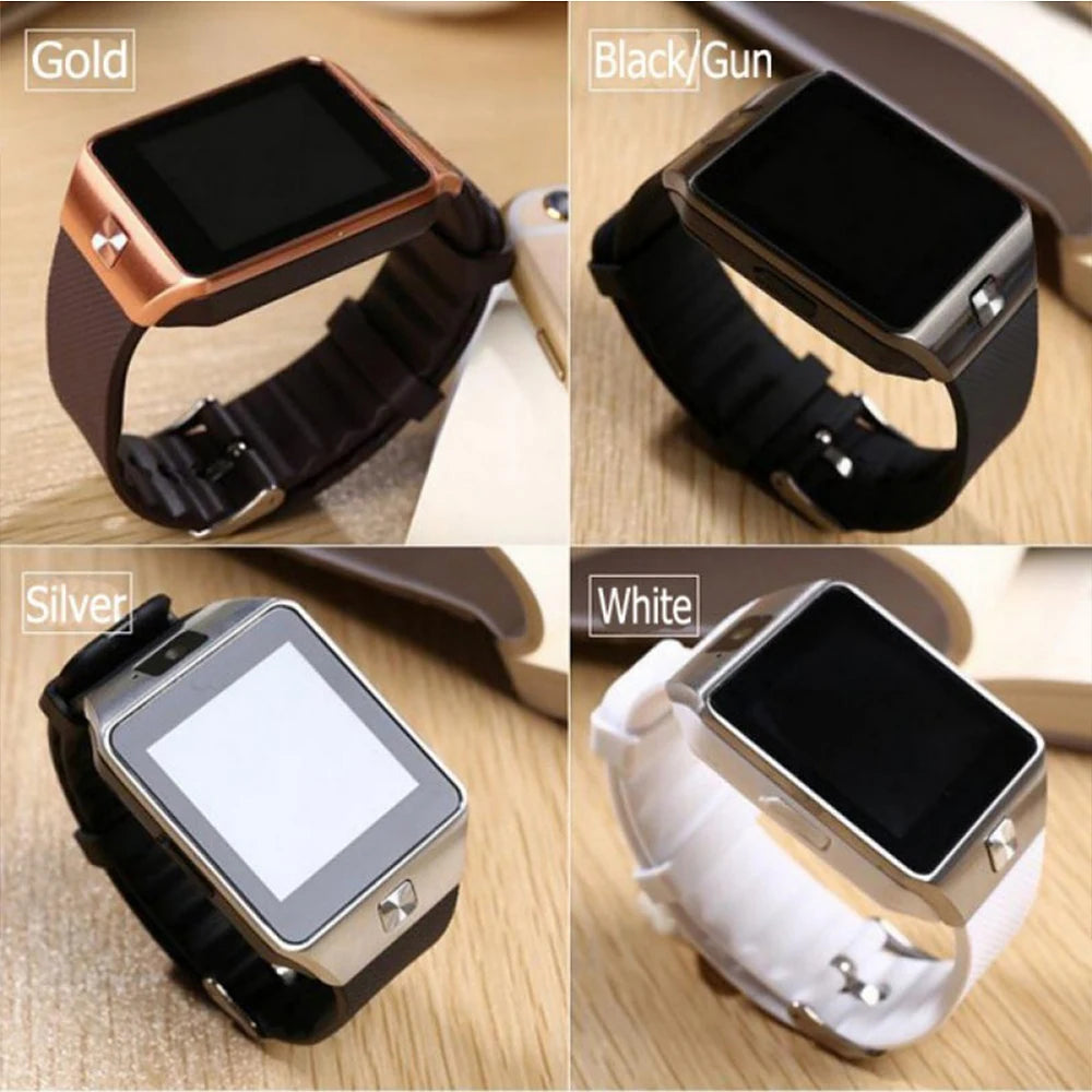 DZ09 Men Women Full Touch Scree Smart Watch  Sport Waterproof  With Sim Card