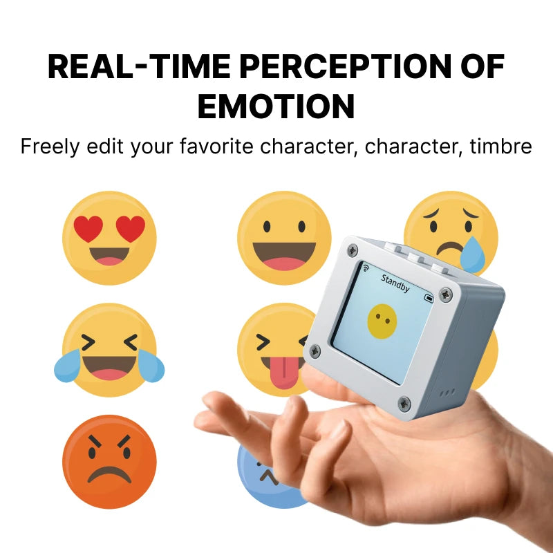 DeepSeek XiaoZhi Mini AI Robot | Smart Voice Chat, Emotional Companion & Interactive Learning,Portable Tech Gift