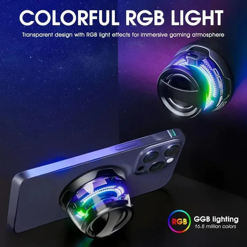 Mini Travel Stereo Outdoor Magnetic Bluetooth Speaker Wireless with RGB Color Light and Phone Holder for phones