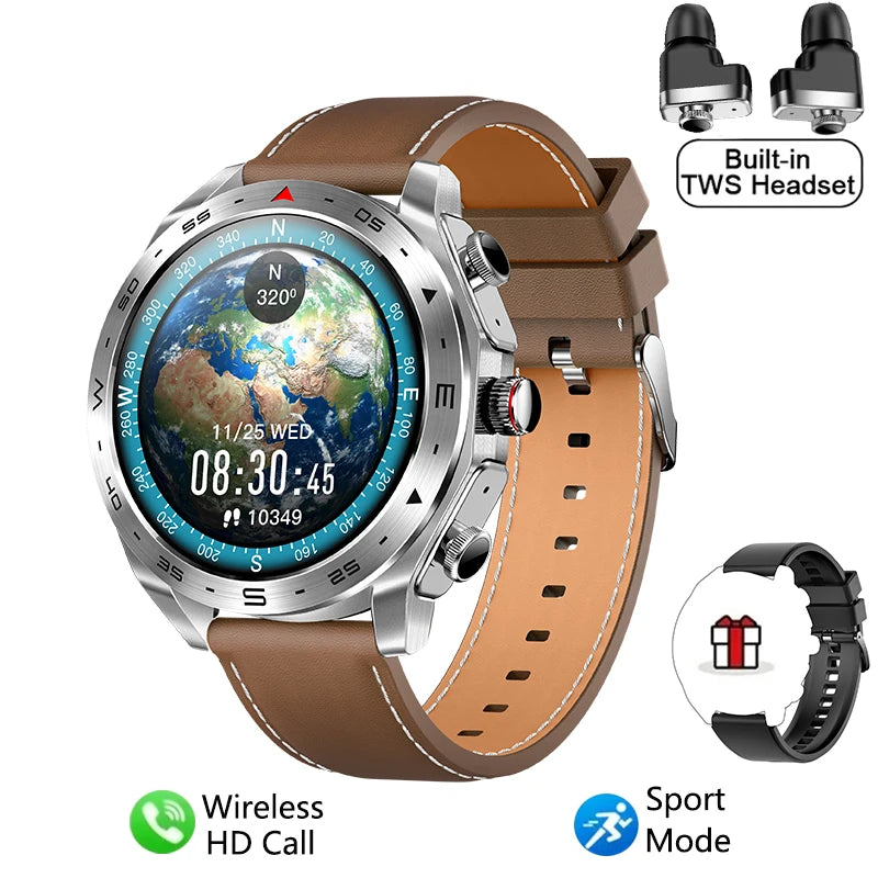 2025 New Smart Watch future design with wireless headset