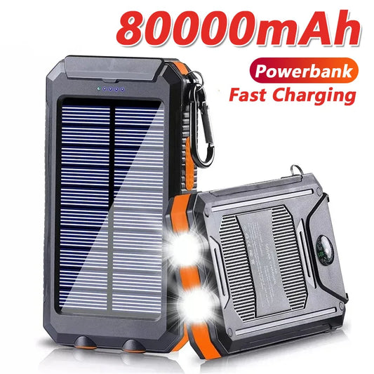 Solar Power Bank 80000mAh excellent for camping