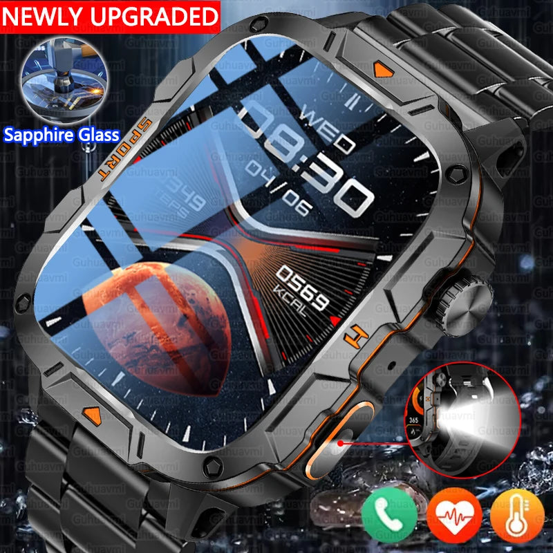 2025 New For Xiaomi Military Grade Smart Watch Men.