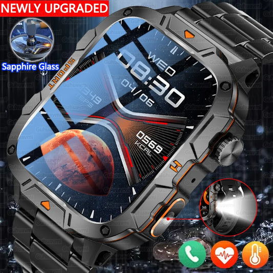 2025 New For Xiaomi Military Grade Smart Watch Men.