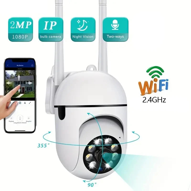 Wireless Monitoring Camera 360 degree intercom 1080P Home Security Camera Remote HD Night Vision Camera Monitor Smart Home