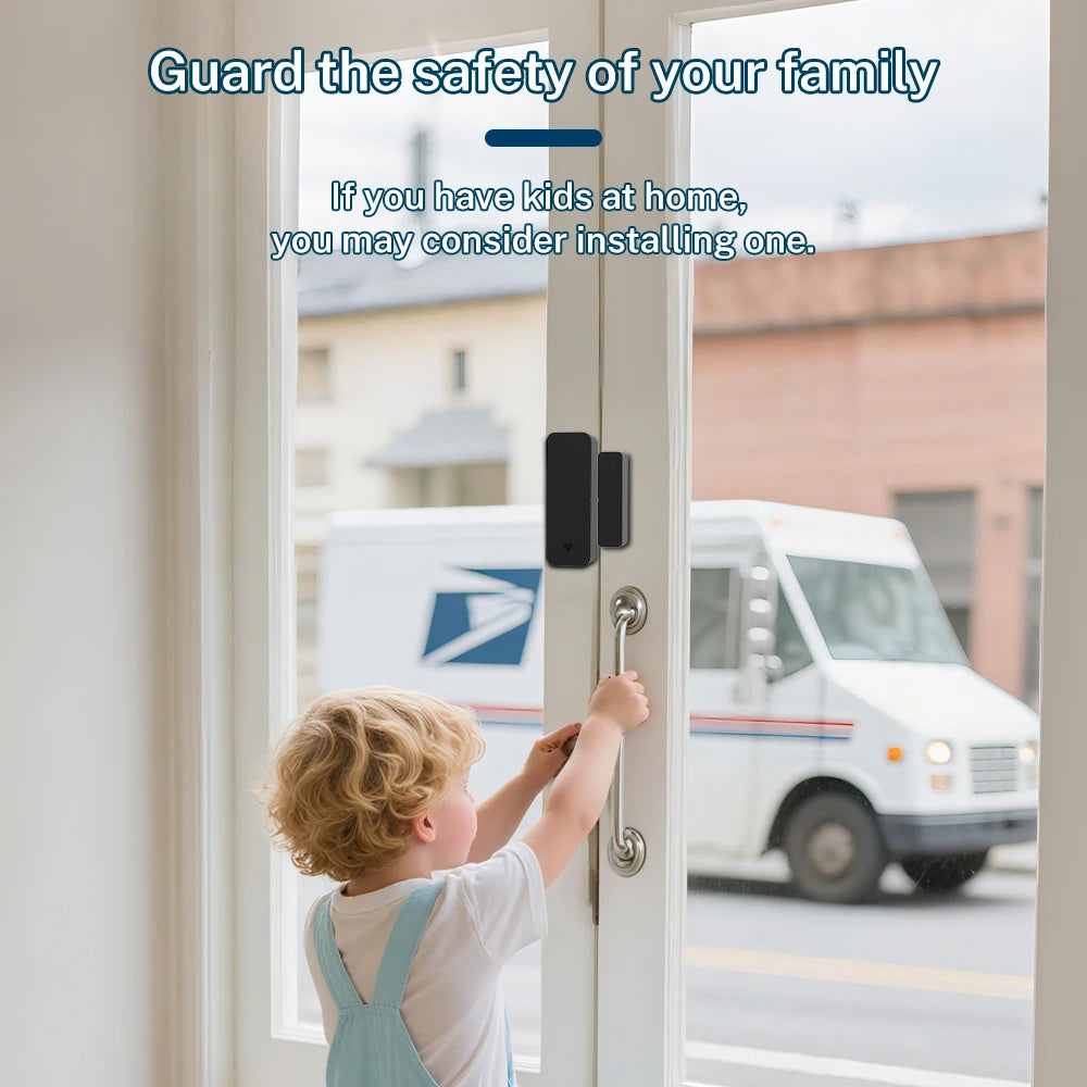 Wifi Door Sensor Window Sensor Security Burglar Magnetic Sensor Alarm Smart Life Work With Alexa Google Home
