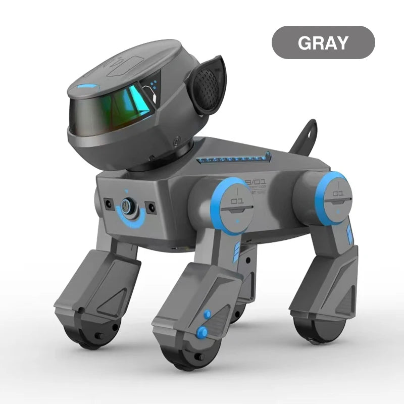 Intelligent Remote Control Robot Dog Electronic Stunt Voice Command Programmable Touch-sense Music Song Children's Toys for Boys