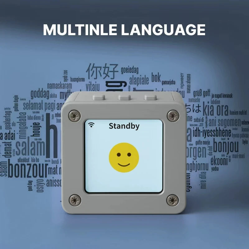 DeepSeek XiaoZhi Mini AI Robot | Smart Voice Chat, Emotional Companion & Interactive Learning,Portable Tech Gift