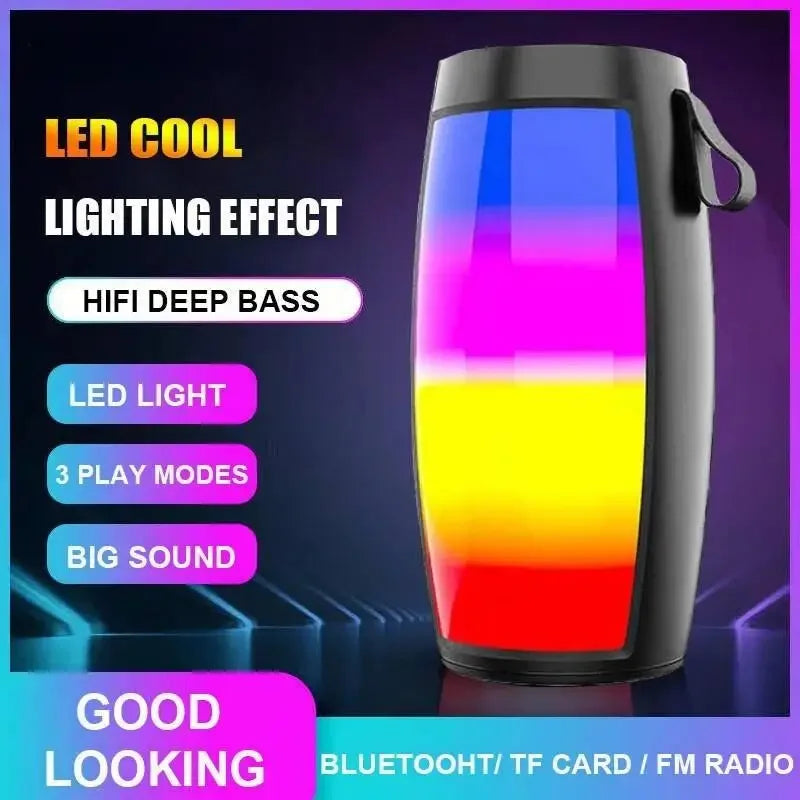 Digital speaker with cool lighting effect