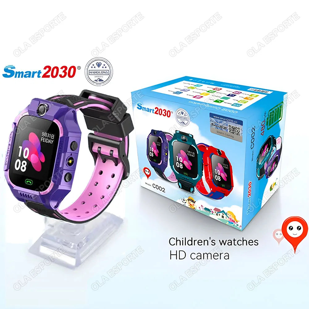 Kids smart watch with sim card and GPS to track your son