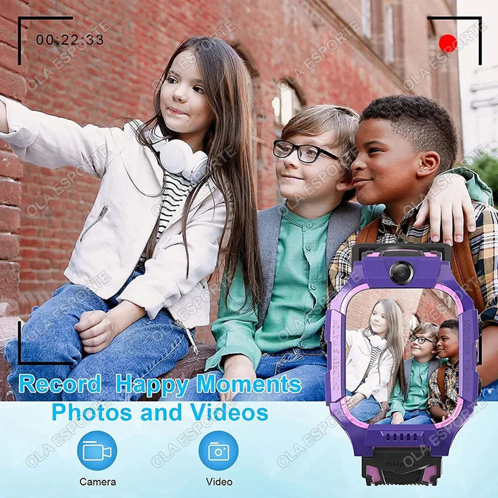 Kids smart watch with sim card and GPS to track your son