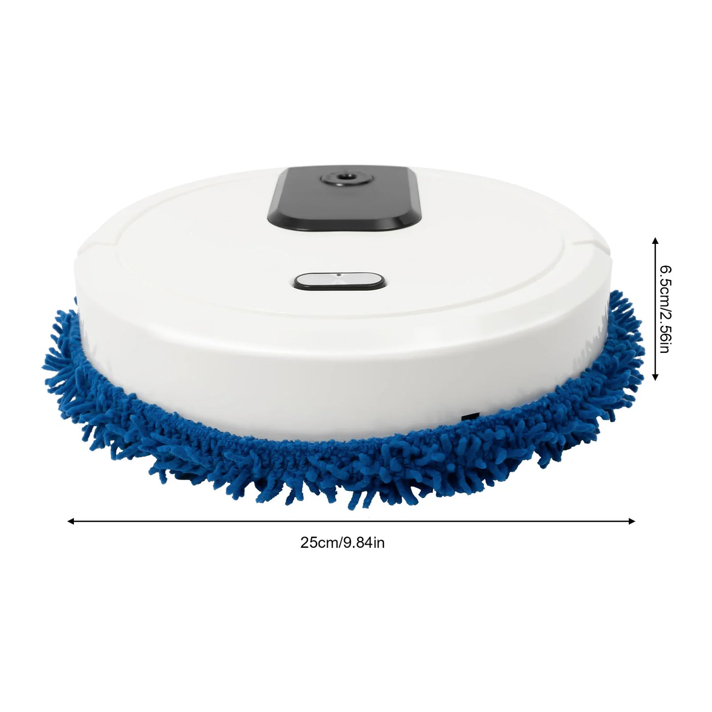 Intelligent Mop Robot - 2 in 1 Wet and Dry Robot for Wooden and Tile Floors, Quiet (60 dB), 30 Minutes Operating Time. Best cleaning technology for the year