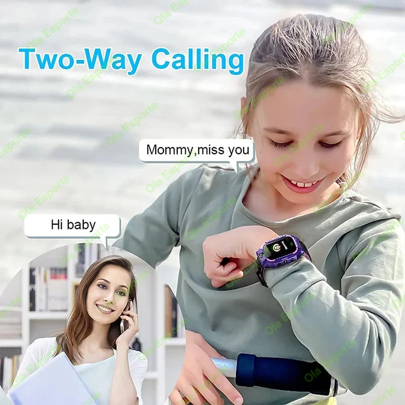 Kids smart watch with sim card and GPS to track your son
