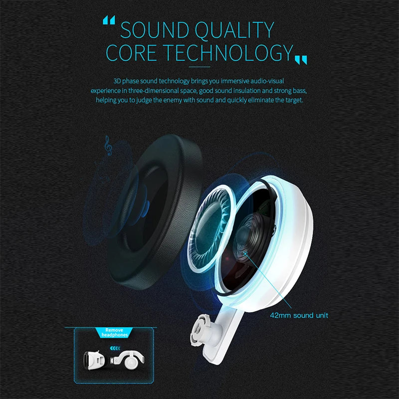 Shinecon Helmet 3D VR Glasses Of Virtual Reality Headset for all types of phones