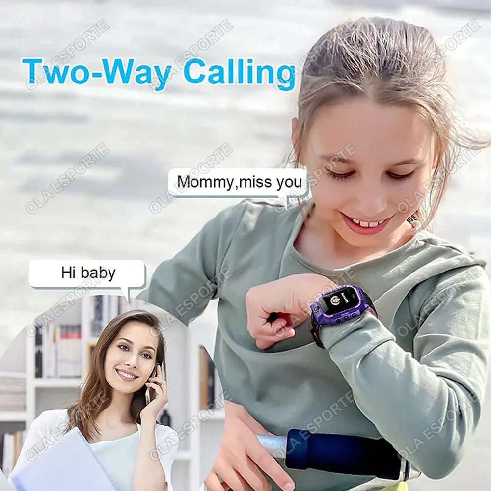 Kids smart watch with sim card and GPS to track your son